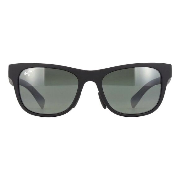 New MAUI JIM Kapeau Black Polarised Square MJ0684S 001 Sunglasses Women - Picture 2 of 4